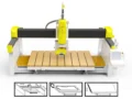 5 Axis CNC Stone Cutting Bridge Saw for Granite, Marble, Quartz